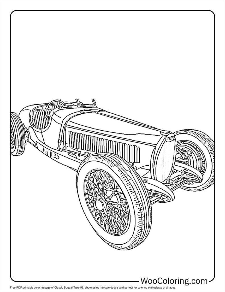 100  Bugatti coloring pages  Free PDF To Print  - 31