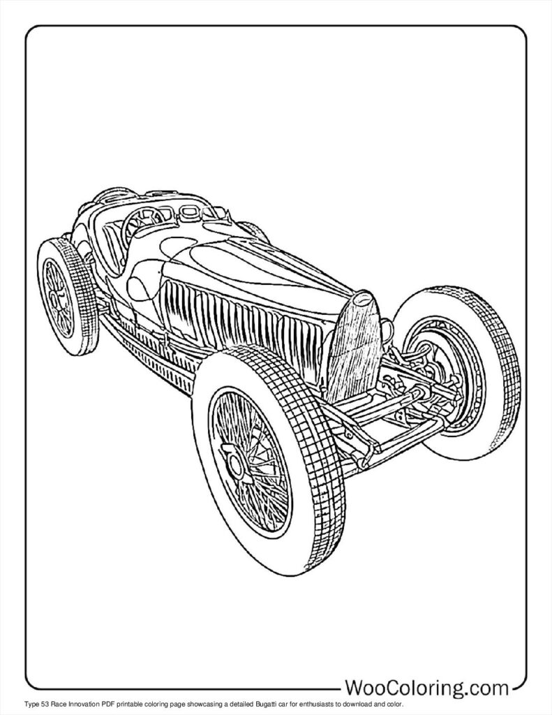 100  Bugatti coloring pages  Free PDF To Print  - 42
