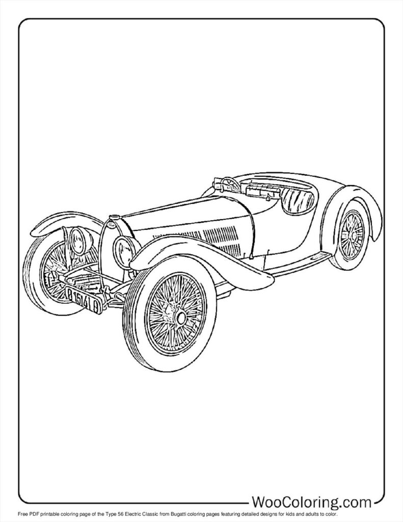 100  Bugatti coloring pages  Free PDF To Print  - 1