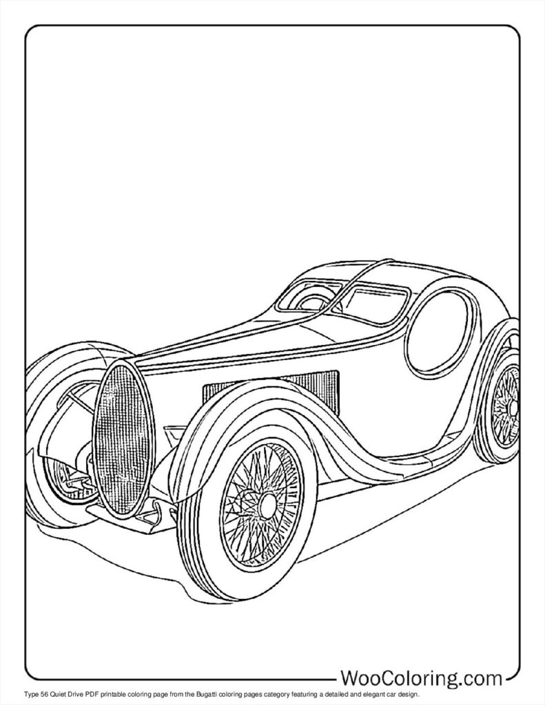 100  Bugatti coloring pages  Free PDF To Print  - 4