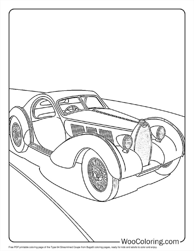 100  Bugatti coloring pages  Free PDF To Print  - 84