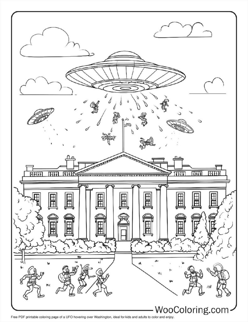 100  Alien coloring pages  Free PDF To Print  - 78