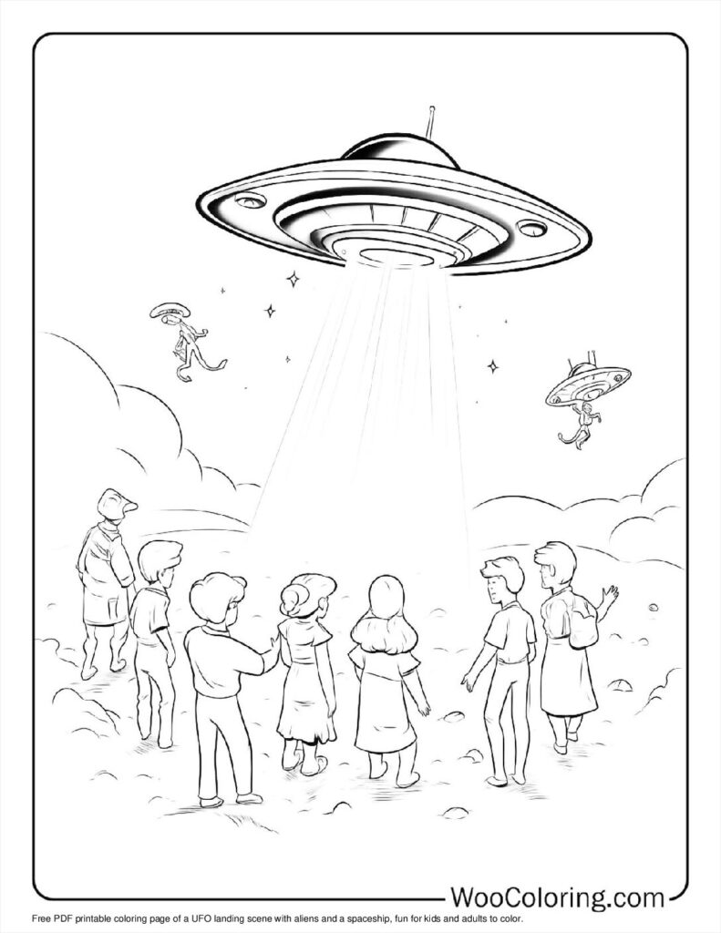 100  Alien coloring pages  Free PDF To Print  - 30