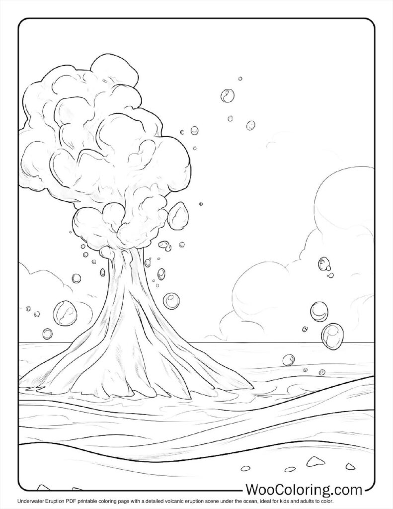 100  Volcano coloring pages  Free PDF To Print  - 59