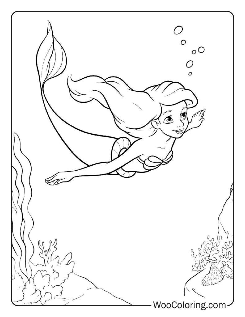 100  Mermaid coloring pages  Free PDF To Print  - 72