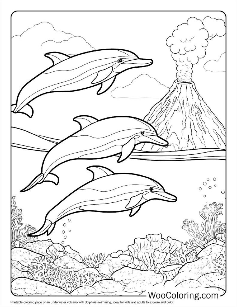 100  Dolphin coloring pages  Free PDF To Print  - 62
