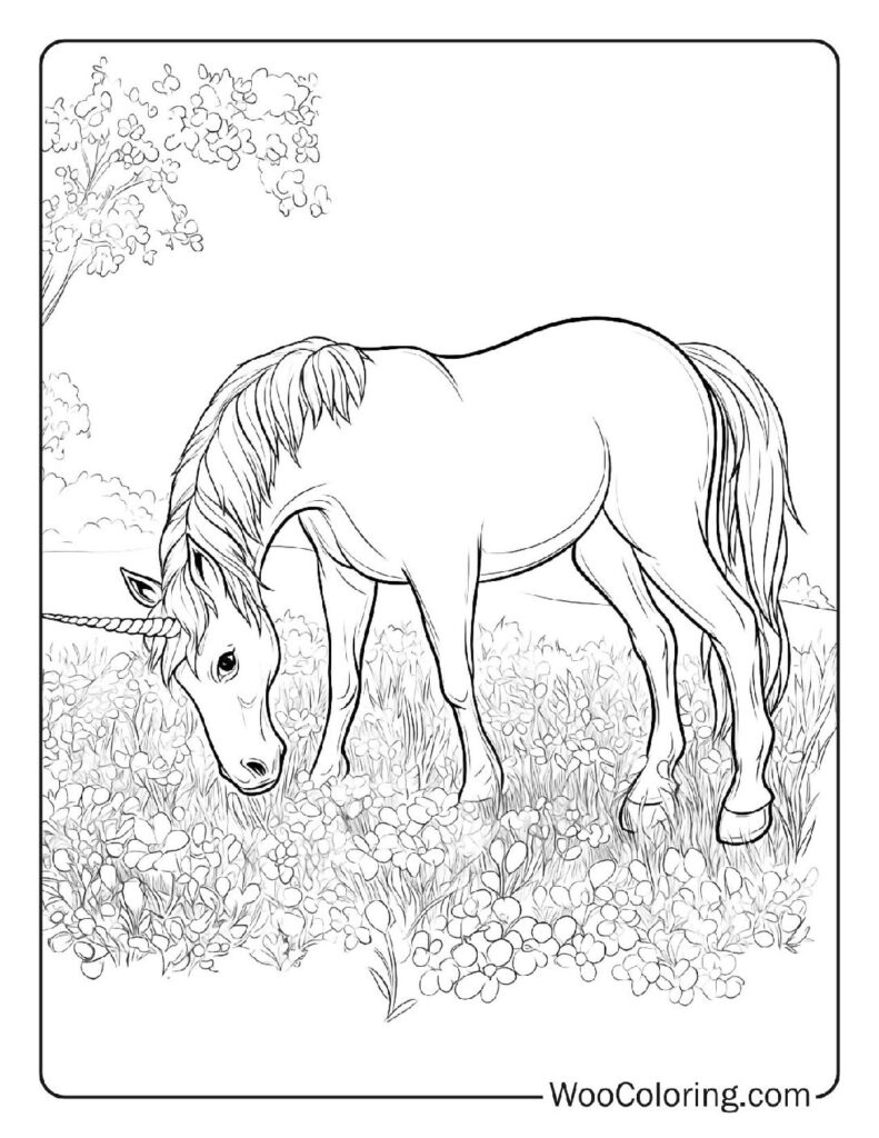 100 Unicorn coloring pages Free PDF To Print - 44