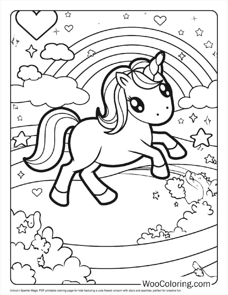 100  Kawaii coloring pages  Free PDF To Print  - 4