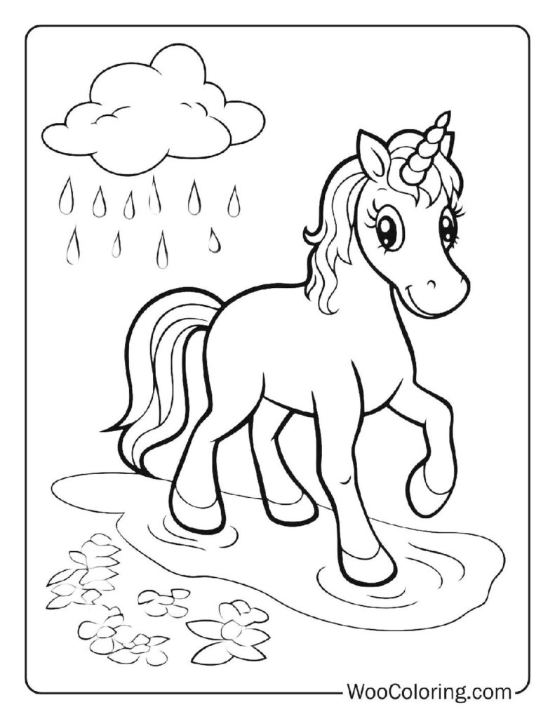 100 Unicorn coloring pages Free PDF To Print - 89