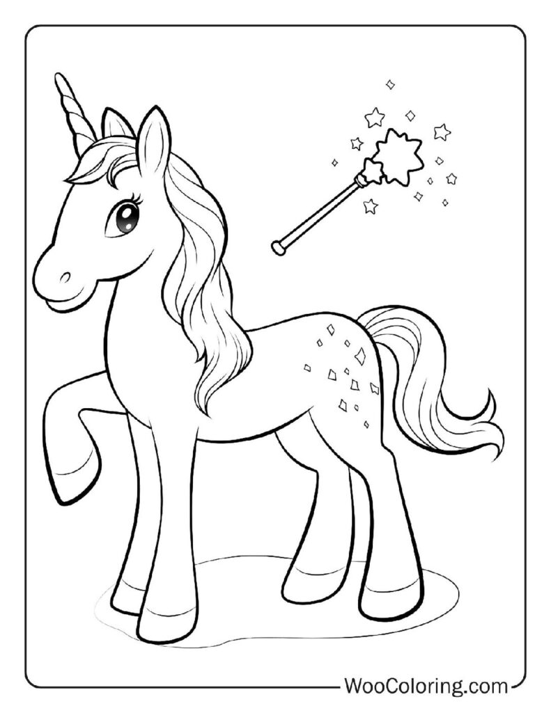 100 Unicorn coloring pages Free PDF To Print - 18