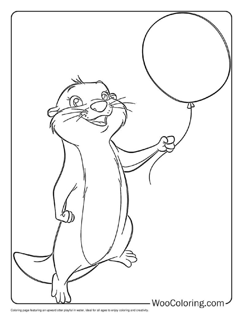 100  Otter coloring pages  Free PDF To Print  - 26