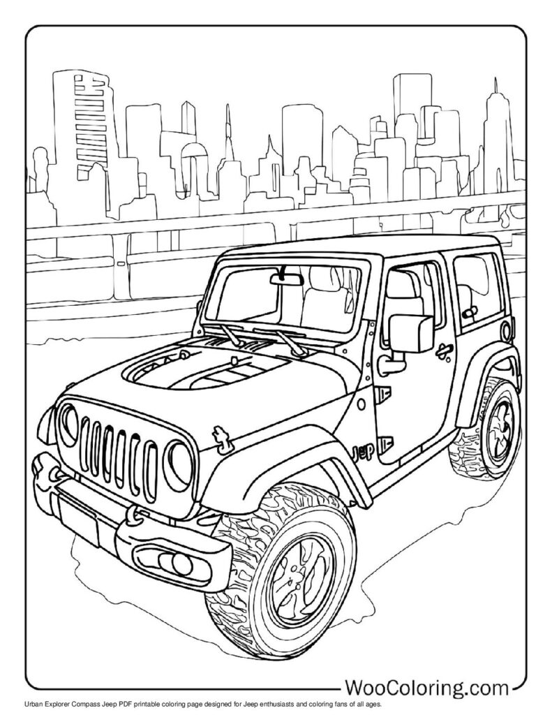 100  Jeep coloring pages  Free PDF To Print  - 33