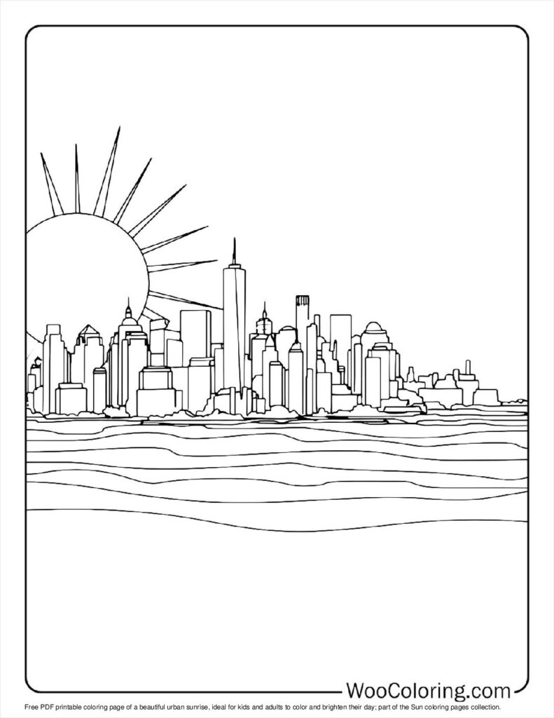 100  Sun coloring pages  Free PDF To Print  - 32