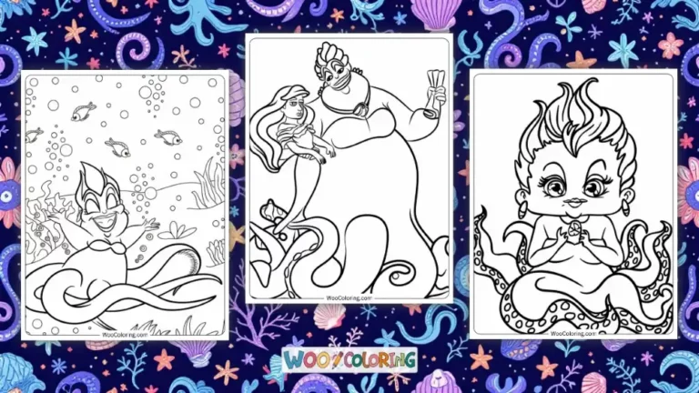 Ursula Coloring Pages Design Image