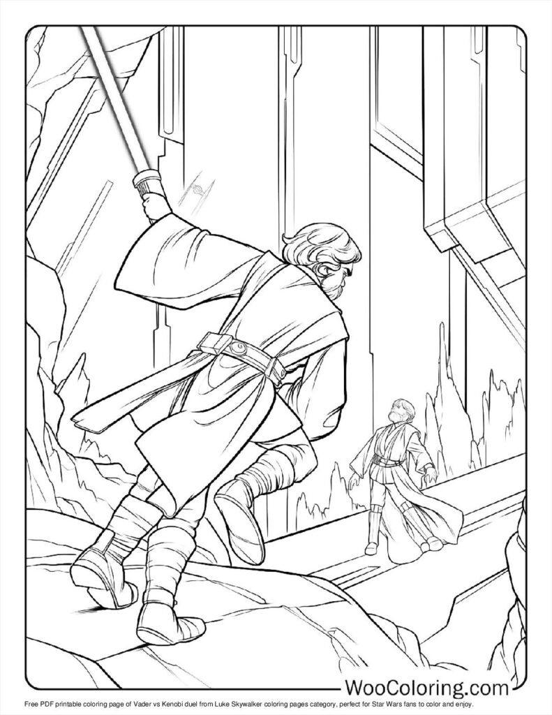 100  Luke Skywalker coloring pages  Free PDF To Print  - 35