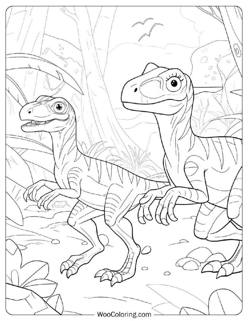 Velociraptor Pack in Action