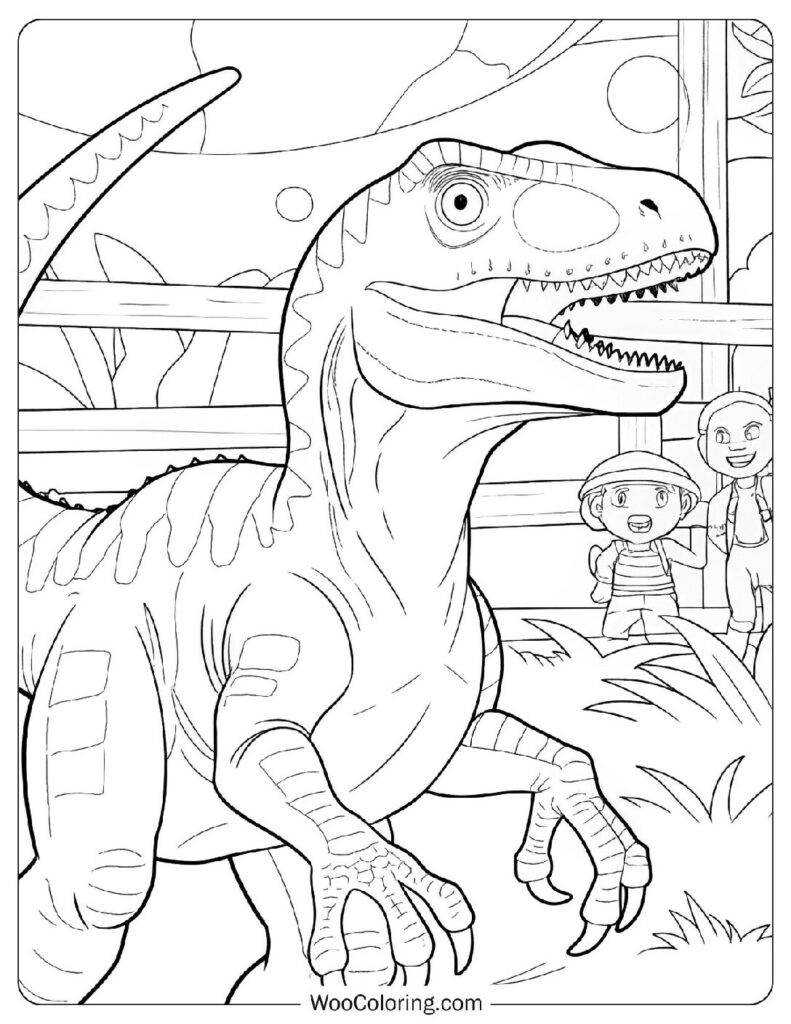 Velociraptor Roar in Jurassic World