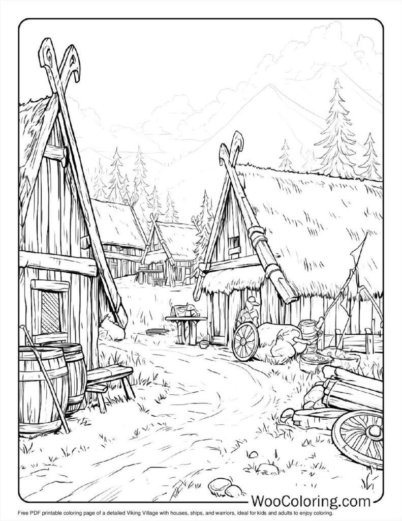 100 Viking coloring pages Free PDF To Print - 91