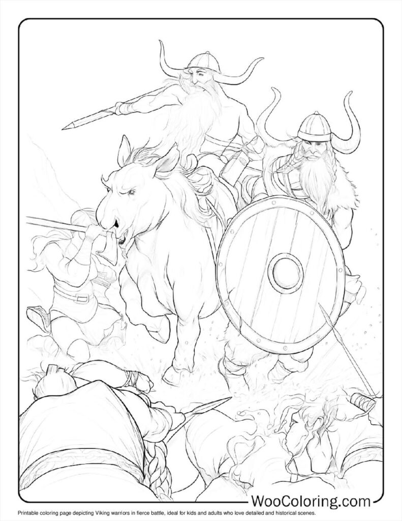 100 Viking coloring pages Free PDF To Print - 34