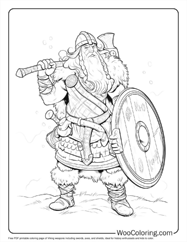 100 Viking coloring pages Free PDF To Print - 32