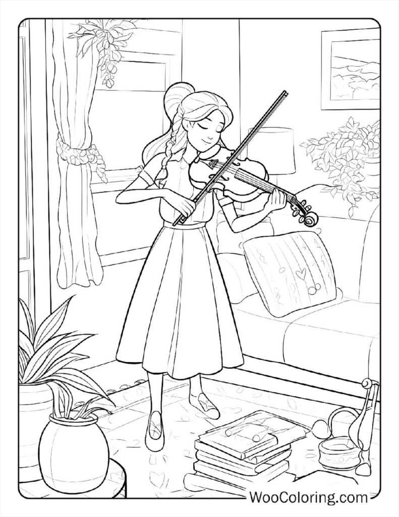 100  Music coloring pages  Free PDF To Print  - 34