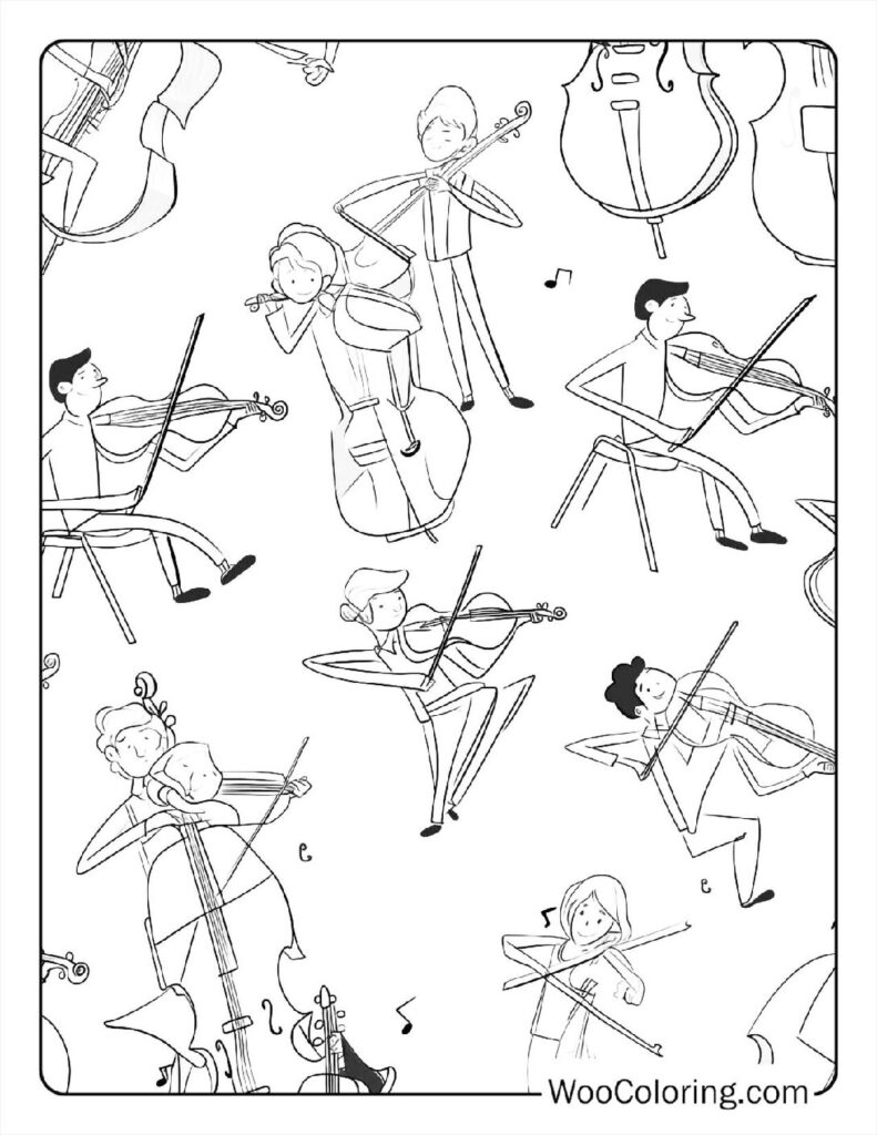 100  Music coloring pages  Free PDF To Print  - 37