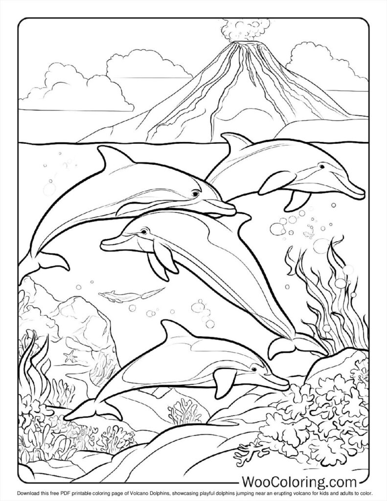 100  Dolphin coloring pages  Free PDF To Print  - 90