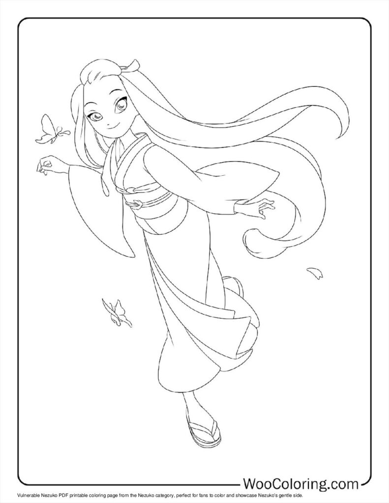 100  Nezuko coloring pages  Free PDF To Print  - 18