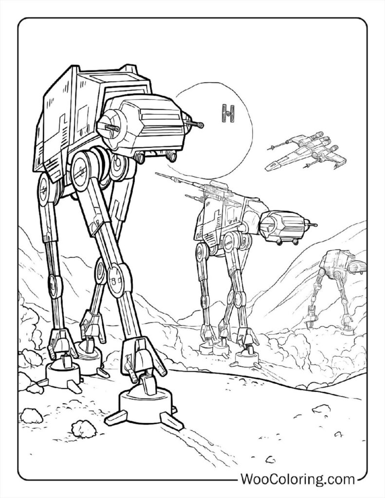 100  Star Wars coloring pages  Free PDF To Print  - 59