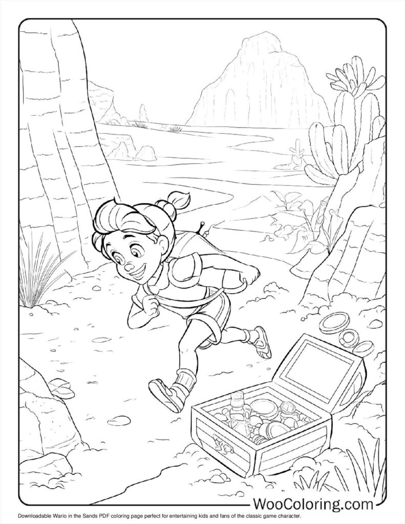 100  Wario coloring pages  Free PDF To Print  - 75