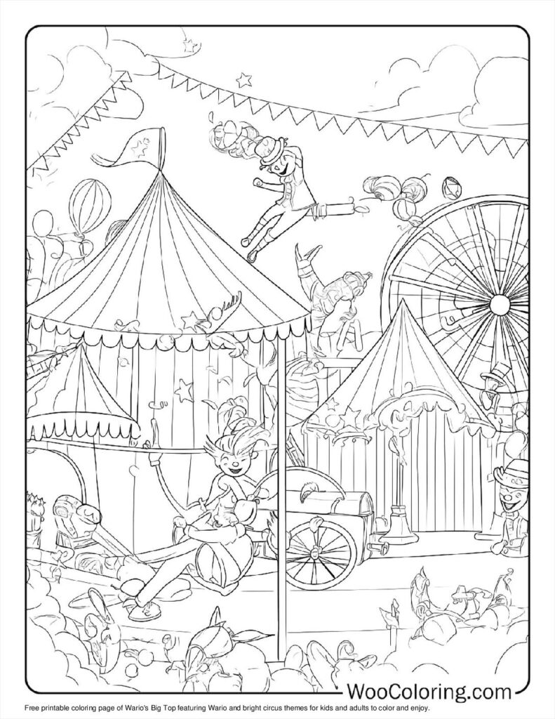 100  Wario coloring pages  Free PDF To Print  - 29