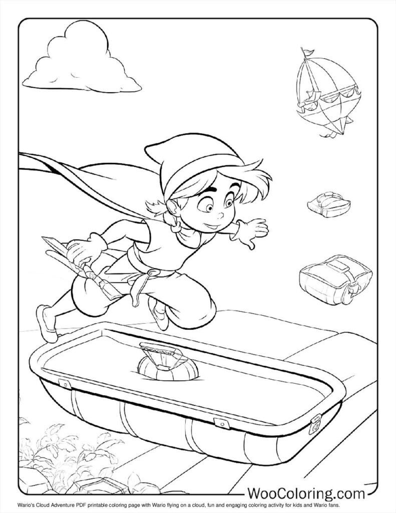 100  Wario coloring pages  Free PDF To Print  - 92