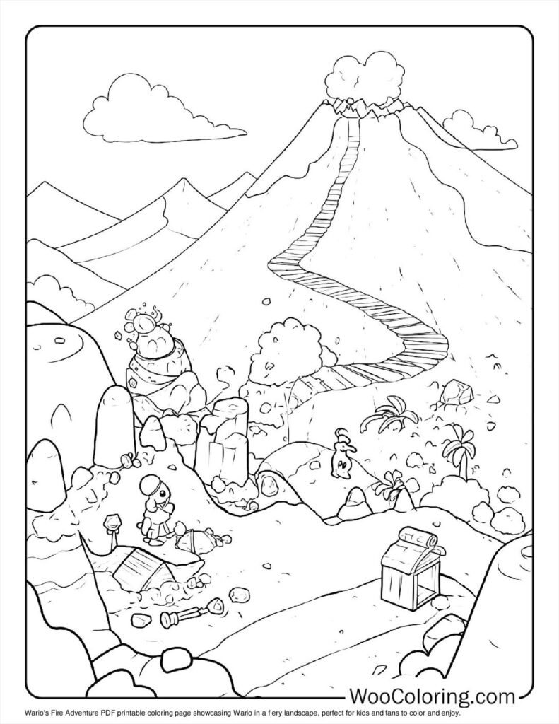 100  Wario coloring pages  Free PDF To Print  - 21