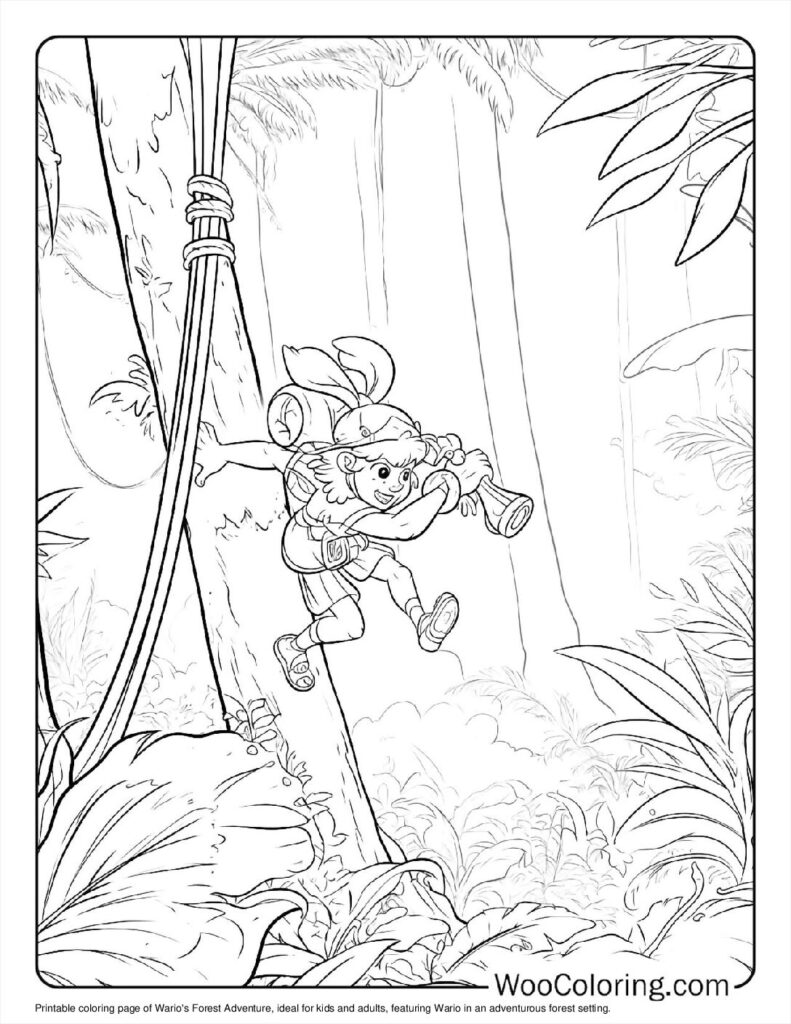 100  Wario coloring pages  Free PDF To Print  - 64