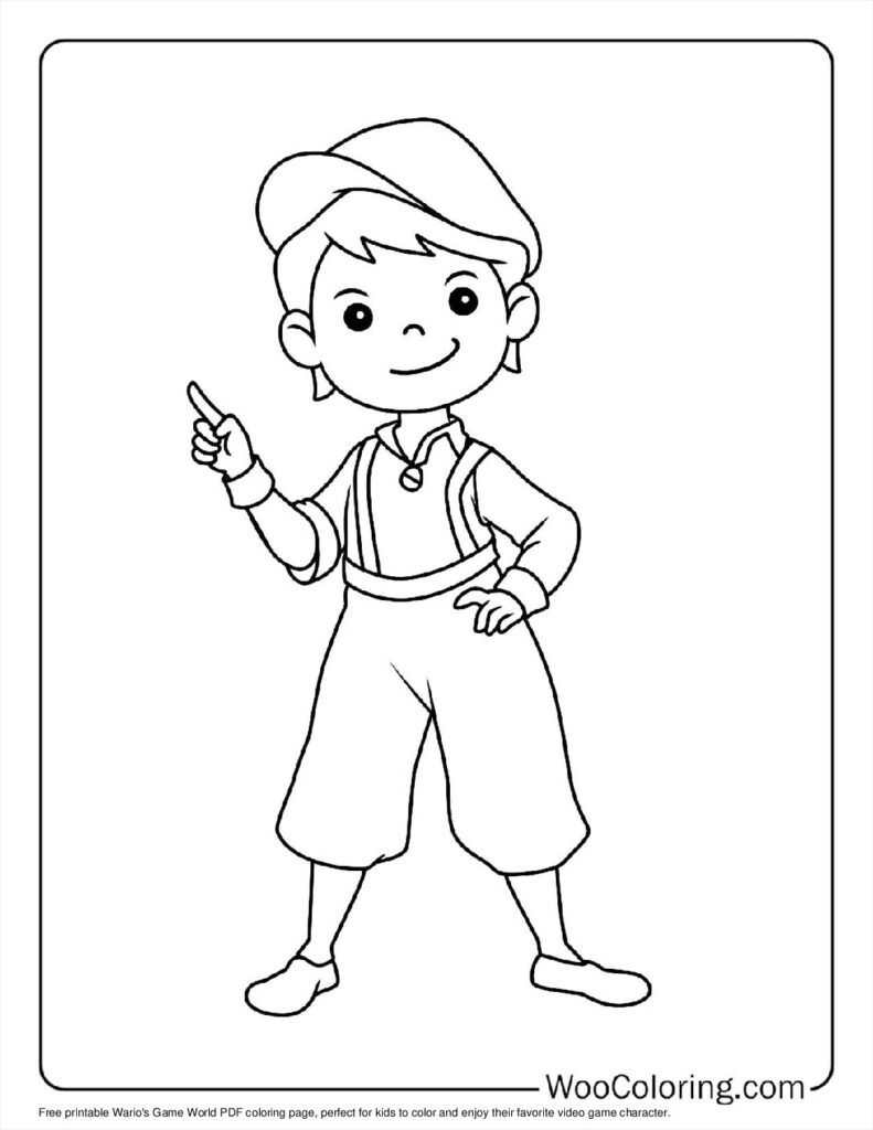 100  Wario coloring pages  Free PDF To Print  - 73