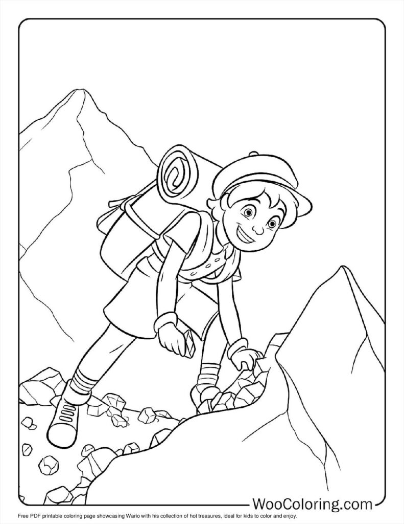 100  Wario coloring pages  Free PDF To Print  - 90