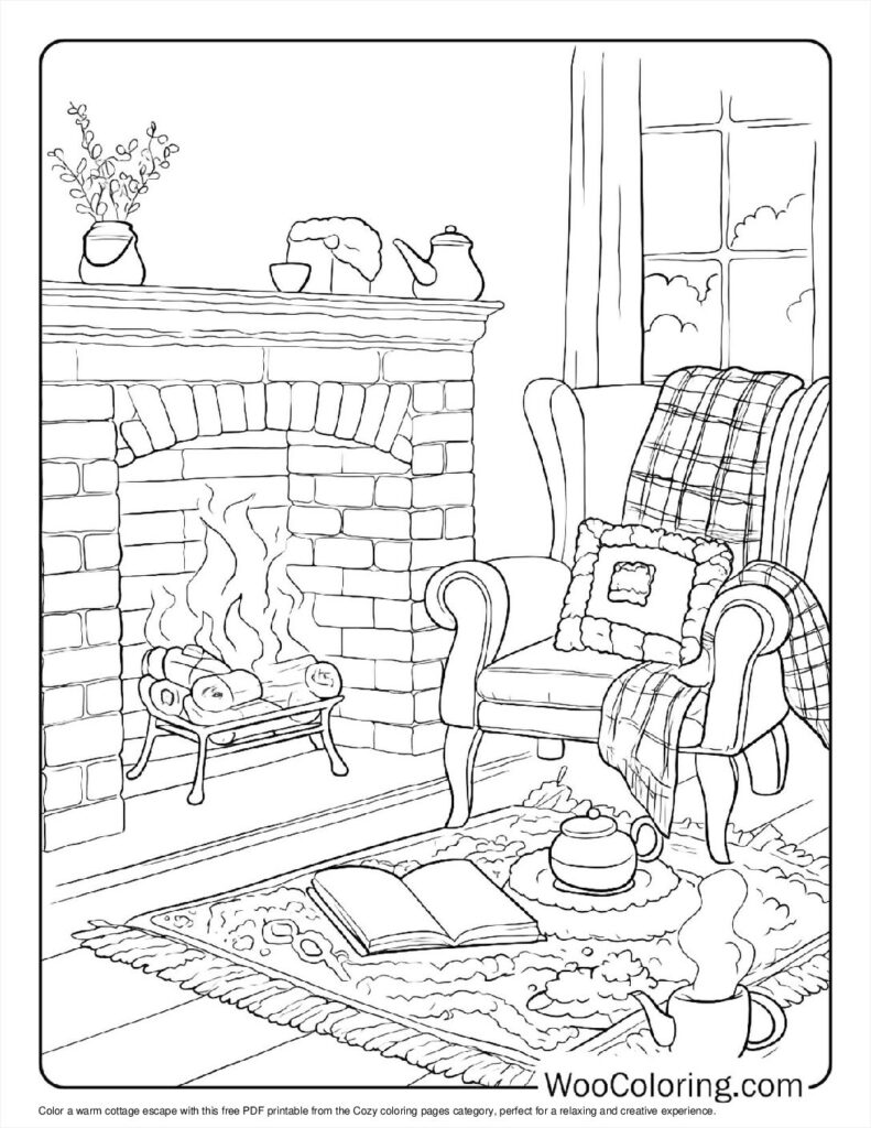 100  Cozy coloring pages  Free PDF To Print  - 16