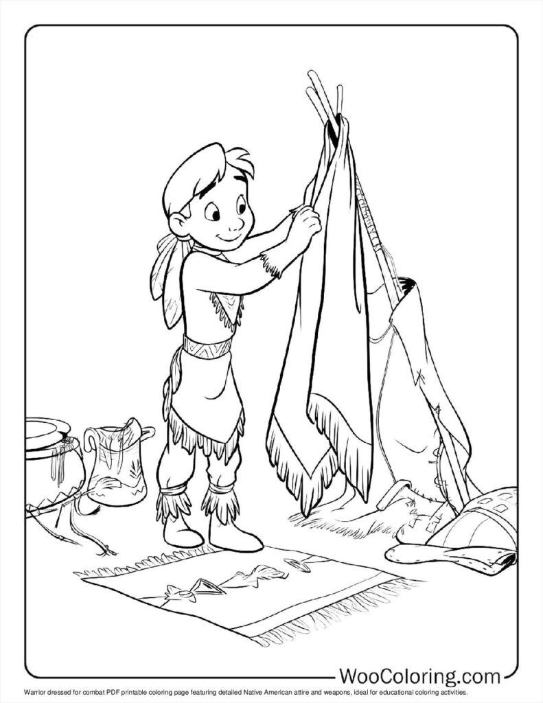 100  Native American coloring pages  Free PDF To Print  - 4