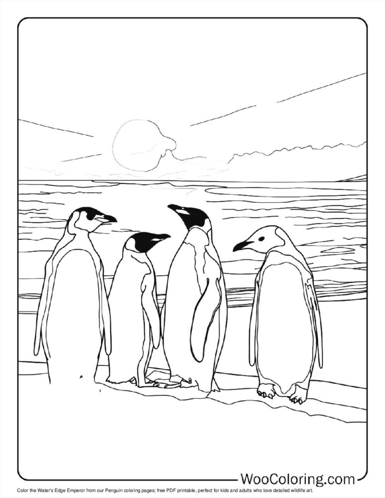 100  Penguin coloring pages  Free PDF To Print  - 94