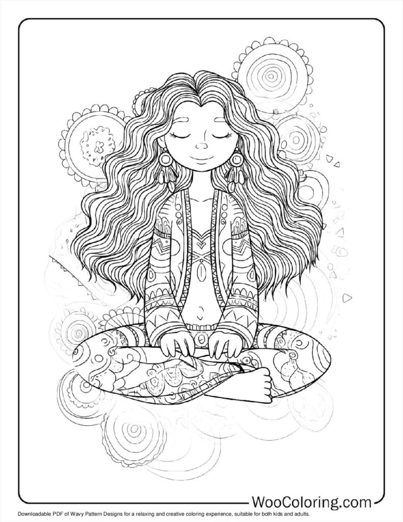 100  Hippie coloring pages  Free PDF To Print  - 27