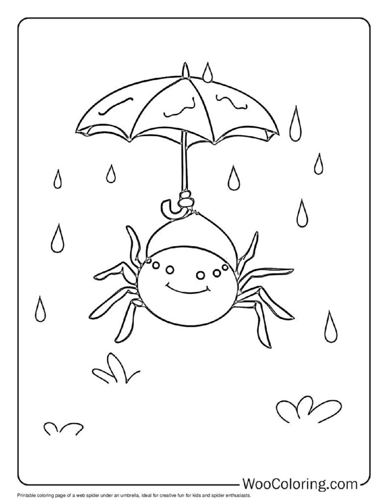 100  Spider coloring pages  Free PDF To Print  - 55