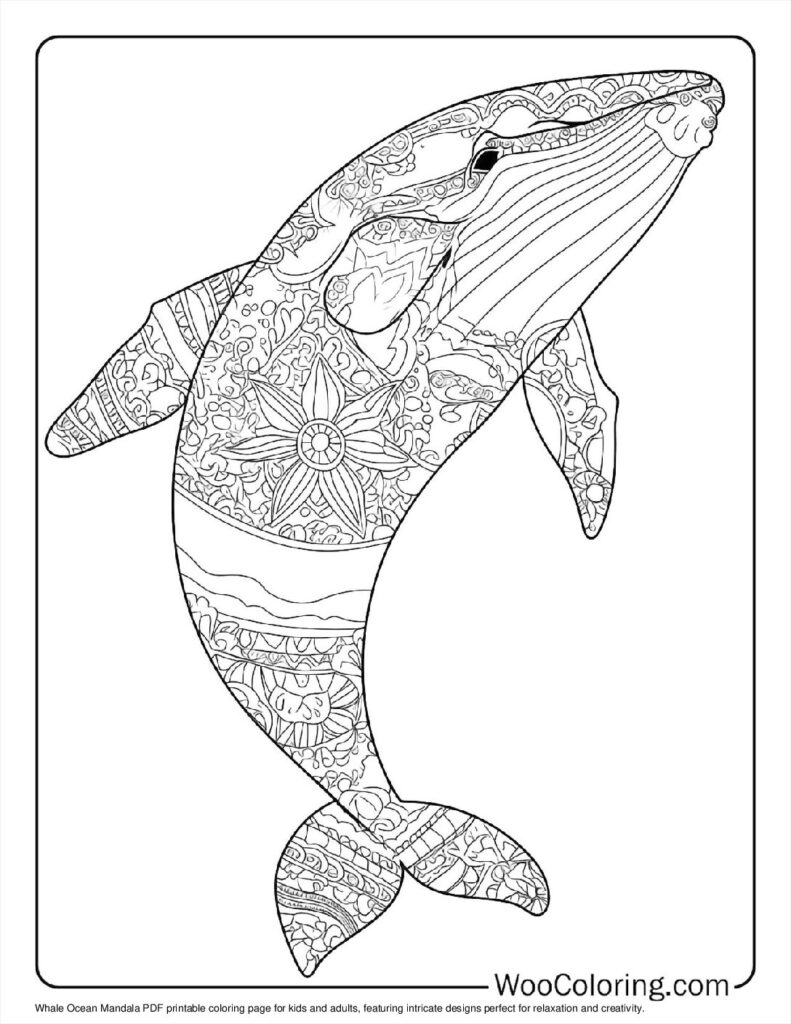 Whale Ocean Mandala