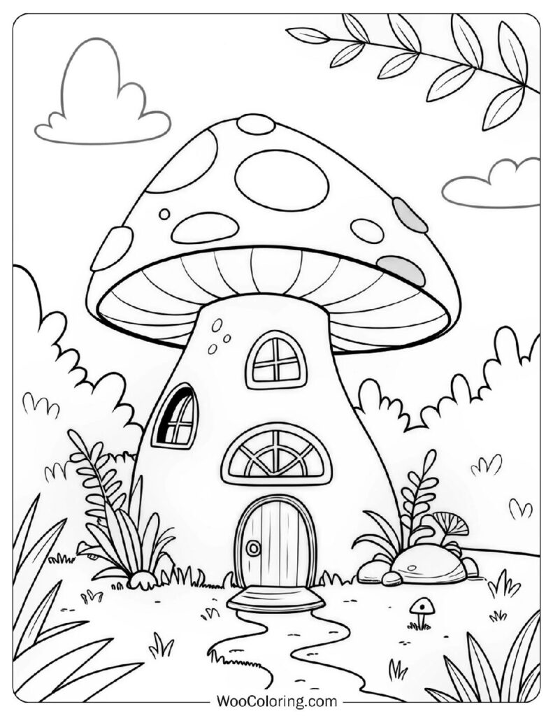 38 Mushroom Coloring Pages  Free PDF To Print  - 99
