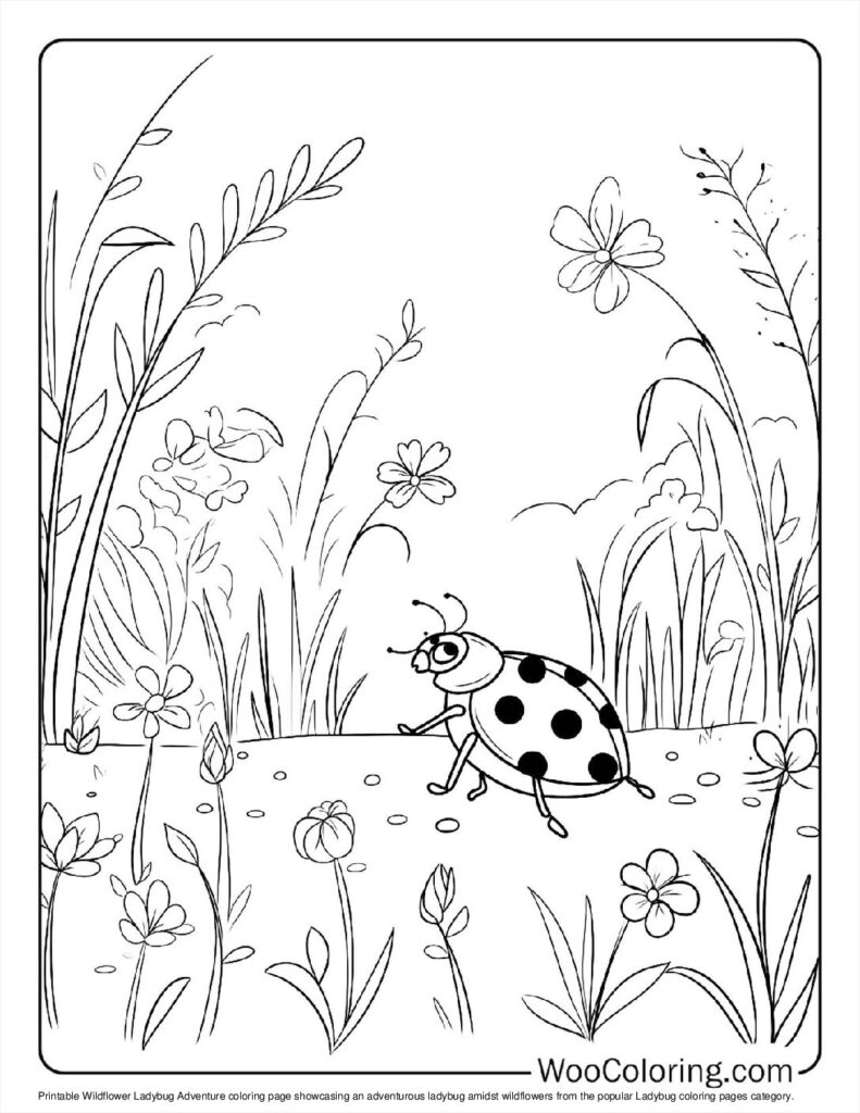 100  Ladybug coloring pages  Free PDF To Print  - 96