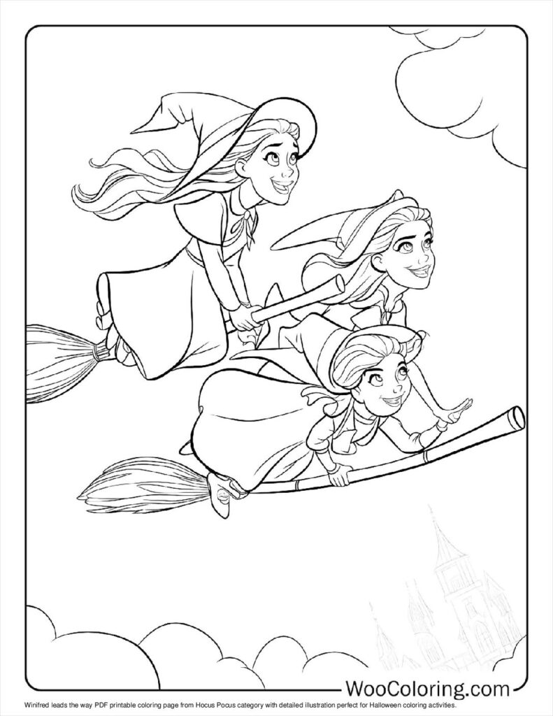 100  Hocus Pocus coloring pages  Free PDF To Print  - 81