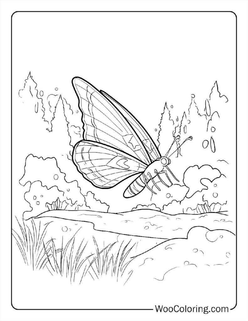 100  Butterfly coloring pages  Free PDF To Print  - 37