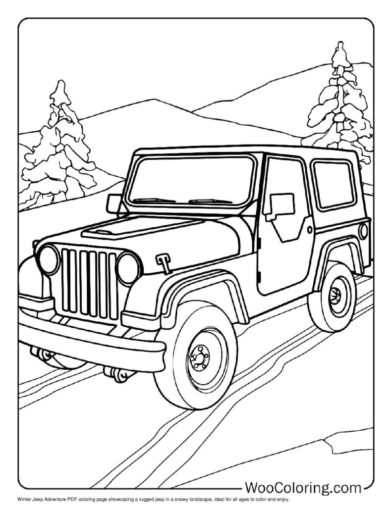 100  Jeep coloring pages  Free PDF To Print  - 92