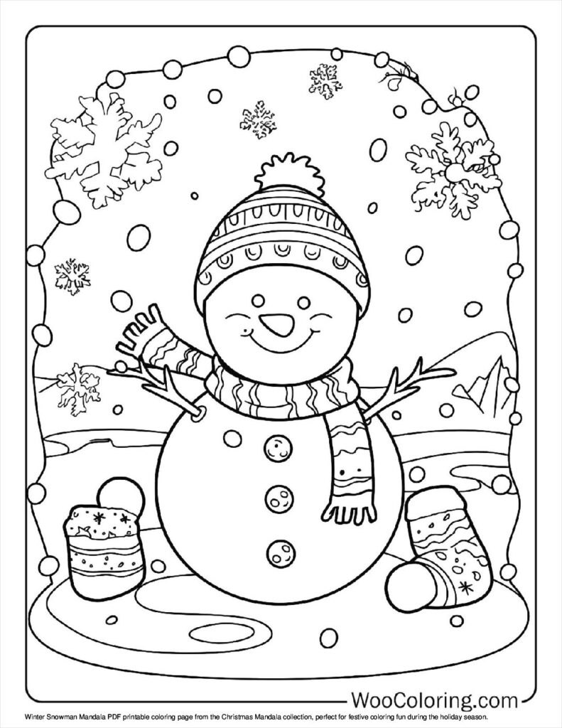 100 Christmas Mandala coloring pages Free PDF To Print - 33