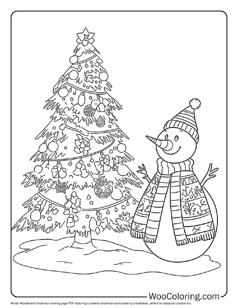 100  Snowman coloring pages  Free PDF To Print  - 78