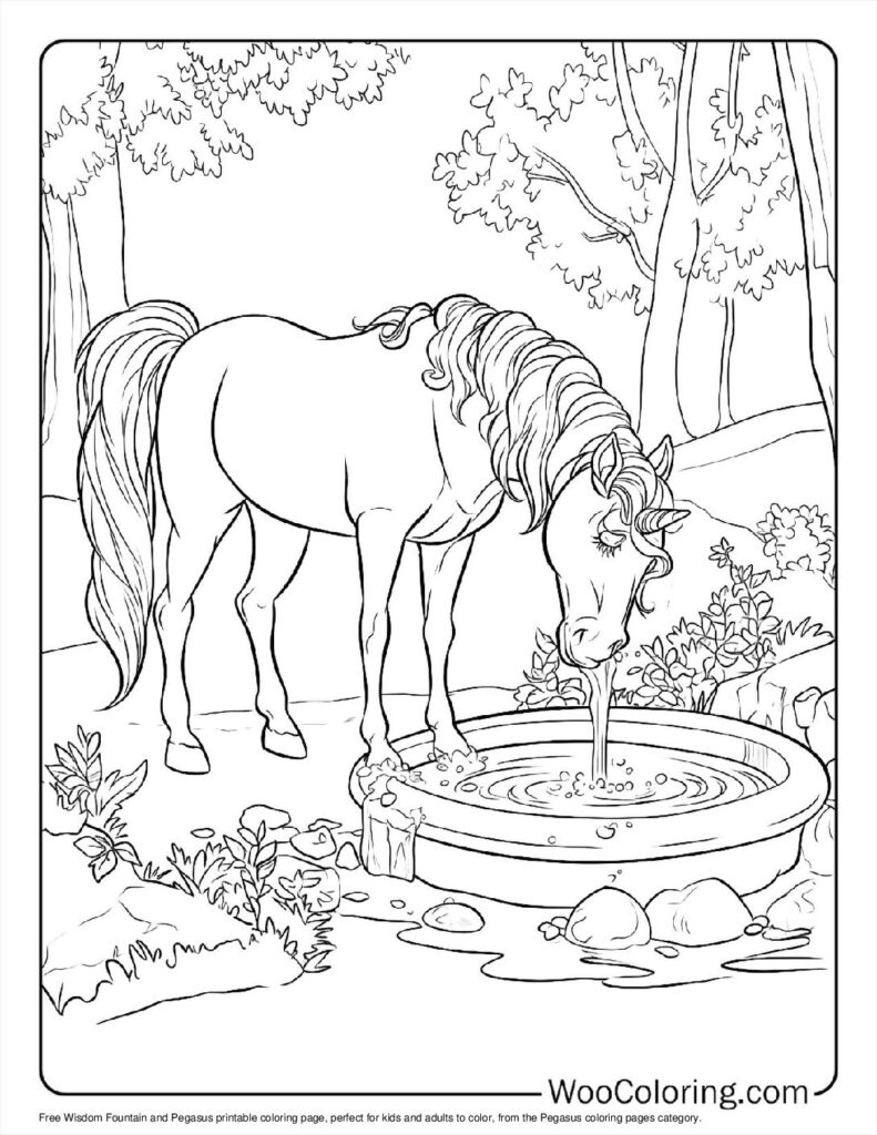100  Pegasus coloring pages  Free PDF To Print  - 5